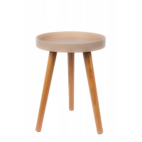 Mini Table Bege Baixa  Mini Table Bege Baixa